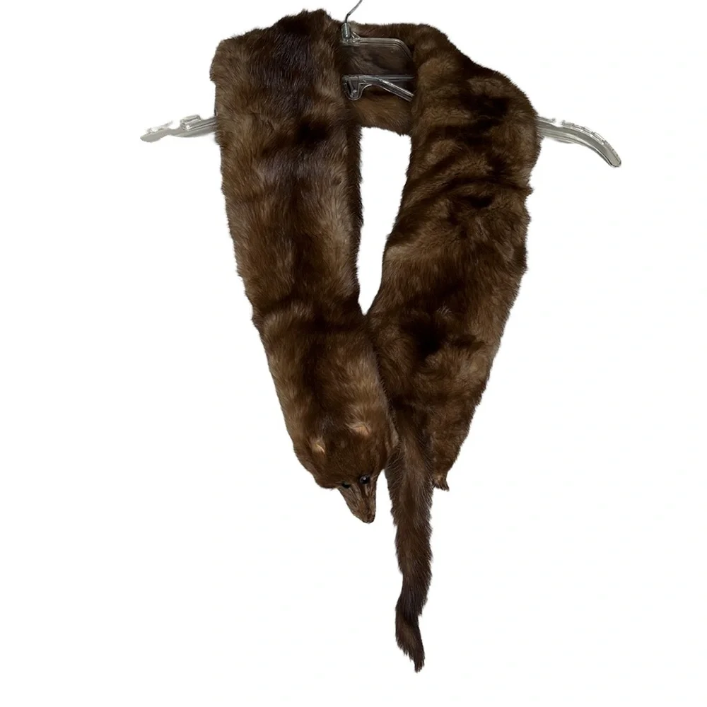 Vintage Fur collar scarf - Picture 1 of 8